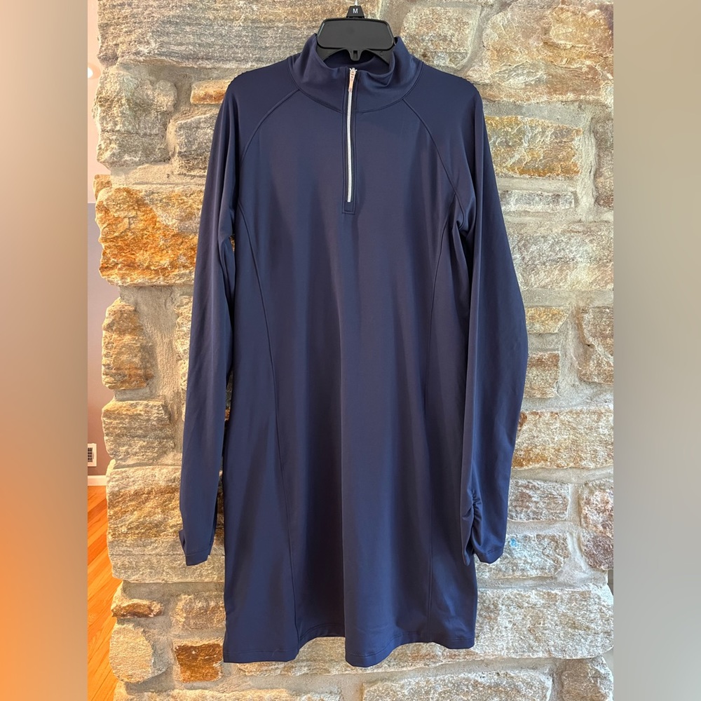 Lady Hagen Navy Long Sleeve Dress - Picture 2 of 5